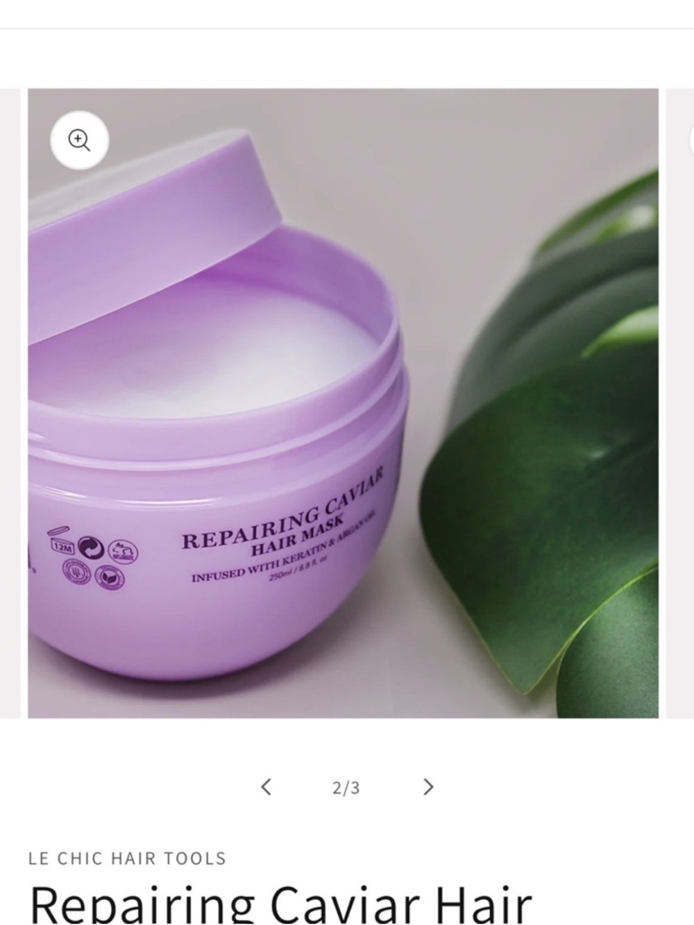 Repairing Caviar Hair Mask - Lavender - Picture 2 of 3